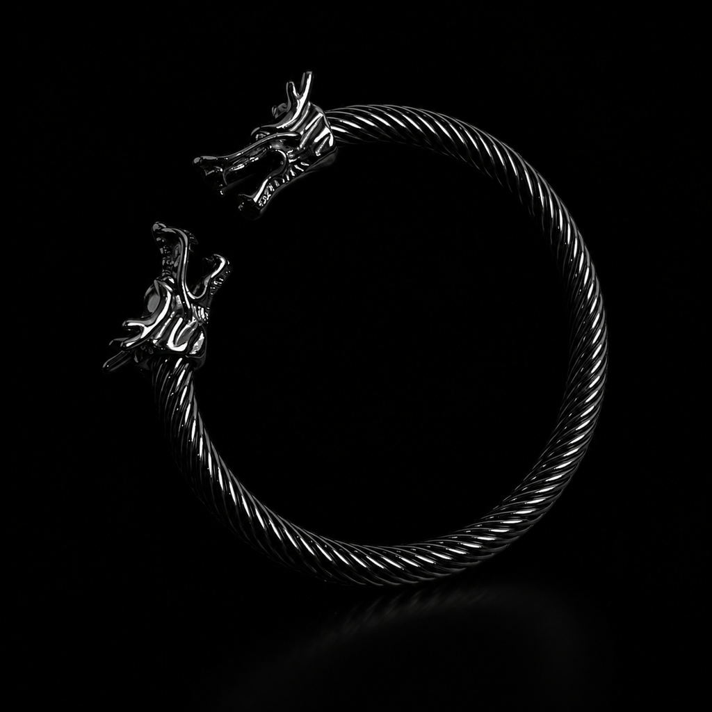 Alpha Dragon Steel Bracelet