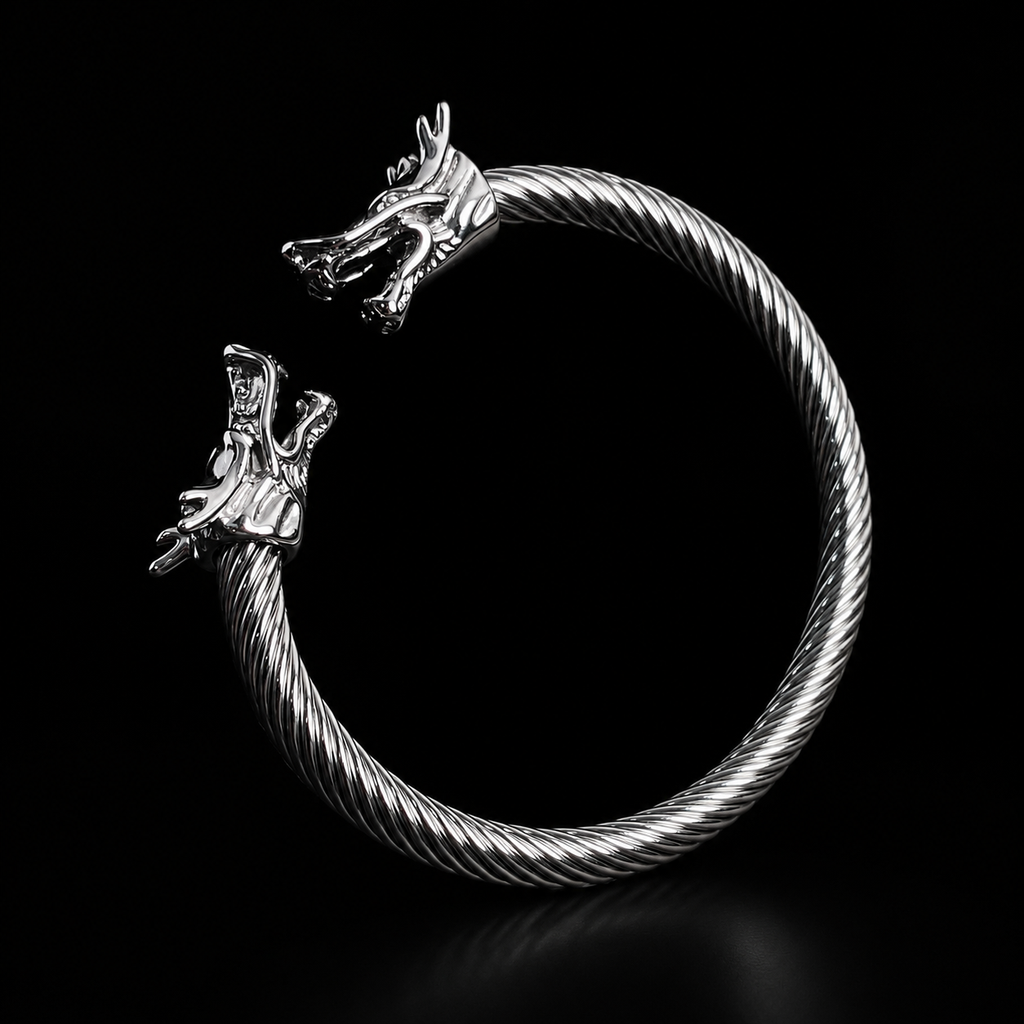 Alpha Dragon Steel Bracelet