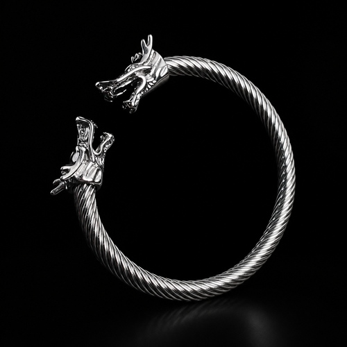 Alpha Dragon Steel Bracelet